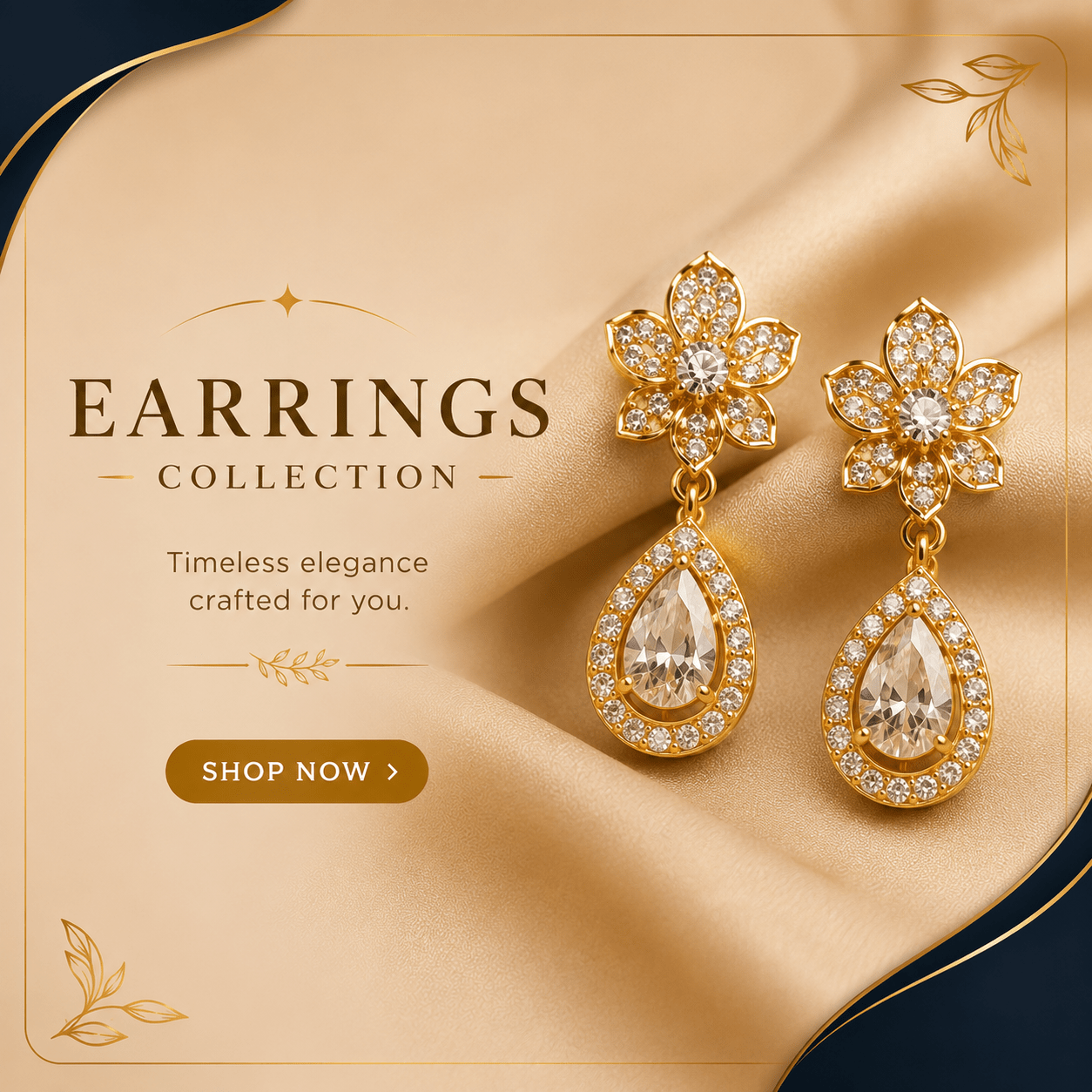 Golden Grace Earrings Collection - GLIMPSE&STORY'S