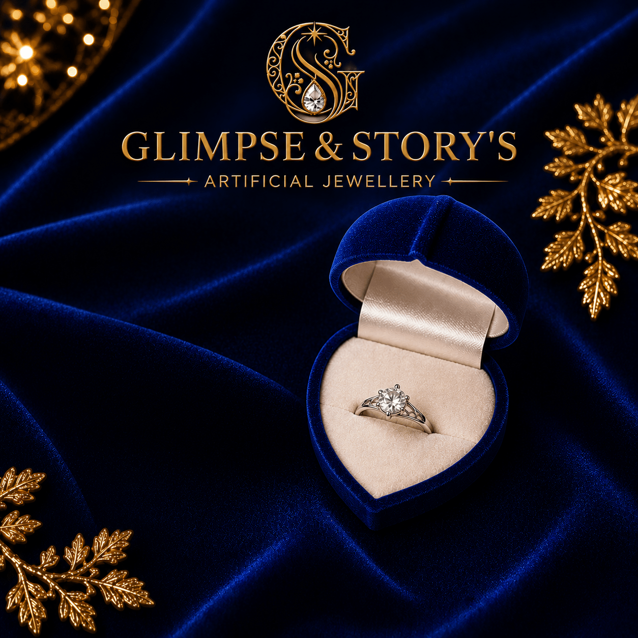 Eternal Silver Couple Rings for Men & Women – Stainless Steel Adjustable Matching Ring Set by GLIMPSE & STORY’S - GLIMPSE&STORY'S